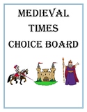 Medieval Times Choice Board