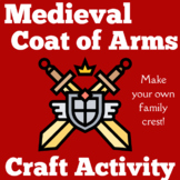 Medieval Times Europe Coat of Arms Family Crest Craft Acti