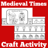 Medieval Times Europe Craft Activity Worksheet  | Kinderga