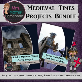 Preview of Medieval Times Interdisciplinary Projects Bundle