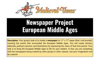 Preview of Medieval Times - Newspaper Project