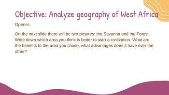 Preview of Medieval West Africa 62-Slide Presentation