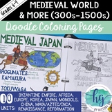 Medieval World (300s-1500s) Beginning of Unit Doodle Pages