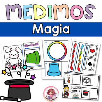 Preview of Medimos Magia con policubos / Snap Cube Measuring. Magic. Measurement