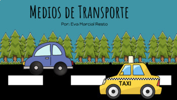 Preview of Medios de Transporte (Google Slide, Remote Learning Resource)