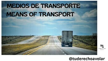 Preview of Medios de transporte / Means of transport