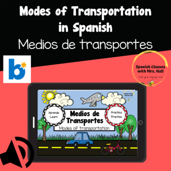 Preview of Medios de trasnportes -Modes of transportation