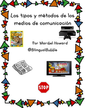 Medios Publicitarios Espanol By Bilingual Bubble Tpt