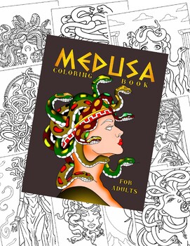 Preview of Medusa Coloring Pages (PDF Printables)