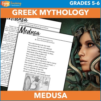 Preview of Medusa Mythology Activities | Character Description and Point of View