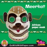Meerkat Mask | Printable Craft Activity | African Animal P