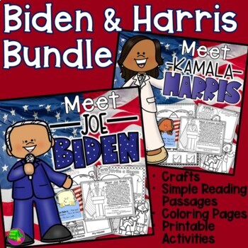 Preview of Meet Biden and Harris Activities Bundle