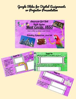 Preview of Meet Cecile, American Girl, 1853 Discussion Questions on Google Slides
