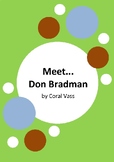 Meet... Don Bradman by Coral Vass - 8 Worksheets - Cricket