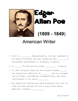 Preview of Meet Edgar Allan Poe