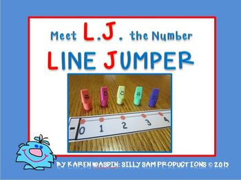 Preview of Number LINE JUMPER FREEBIE: L.J. the NUMBER LINE JUMPER!