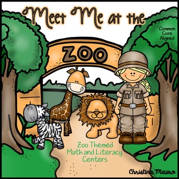 Zoo Centers for Kindergarten by Christina Mauro | TpT