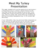 Meet My Turkey Oral Presentation Grade 1 Grade 2 Ontario S