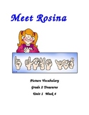 Meet Rosina Vocabulary Posters