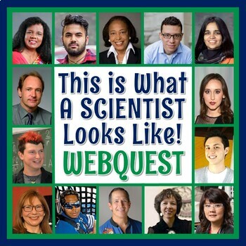 Preview of THIS IS WHAT A SCIENTIST LOOKS LIKE Science Webquest with PRINT and GOOGLE