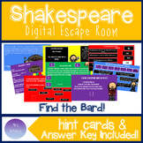 Shakespeare Life and Times Introduction Escape Room - Digi