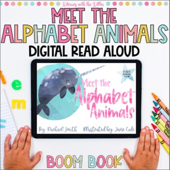Preview of Meet The Alphabet Animals Boom Book | Digital Picture Book with Audio