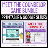 Meet The Counselor Game Bundle - Back To School Counseling