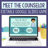 Meet The Counselor Google Activity For Beginning Of The Ye