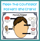 Meet The Counselor Posters, Color Sheets and Craft
