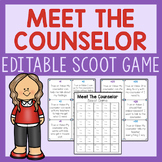 Meet The Counselor Scoot Game Activity For Back To School 