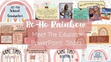 Meet The School Educator PowerPoint Presentation *Bo-Ho Ra
