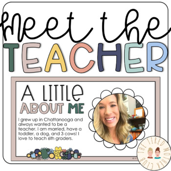 Preview of Meet The Teacher