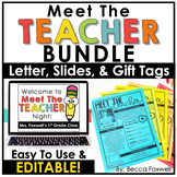 Meet The Teacher Bundle - Editable Letter Template, Slides