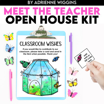 Preview of Meet The Teacher or Open House Kit for Back to School, Editable, Forest Theme