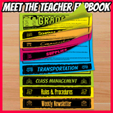 Meet The Teacher Flipbook - Fillable, Editable & Prefilled