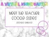Meet The Teacher Google Slides-Editable Template