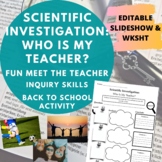 Meet The Teacher Inquiry | Investigation | Observe, Analyz