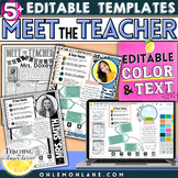 About My Your Meet The Teacher Night Template Editable Stu