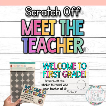 Preview of Meet The Teacher Scratch Off Cards Freebie