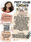 Meet The Teacher Template