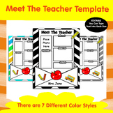 Meet The Teacher Template (Editable)