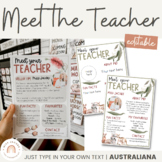 Meet The Teacher Templates | Editable AUSTRALIANA Decor