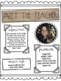 Meet The Teacher (wood)