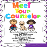Meet Your Counselor-Back to School Coloring Book Activity
