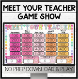 Meet Your Teacher Game Show | Back to School | Get to Know