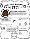 Meet the Teacher/Welcome Letter - EDITABLE TEMPLATE