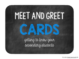 Meet and Greet Cards