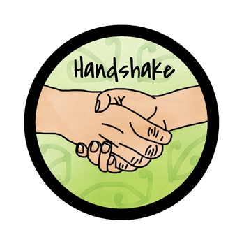 Preview of Meet and Greet English Sign Handshake