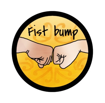 Preview of Meet and Greet Signs English Fist Bump