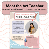 Meet the Art Teacher, Art Class Newsletter, Back to School